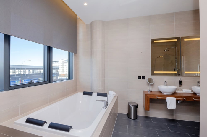 Bagno con vasca a Reykjavik