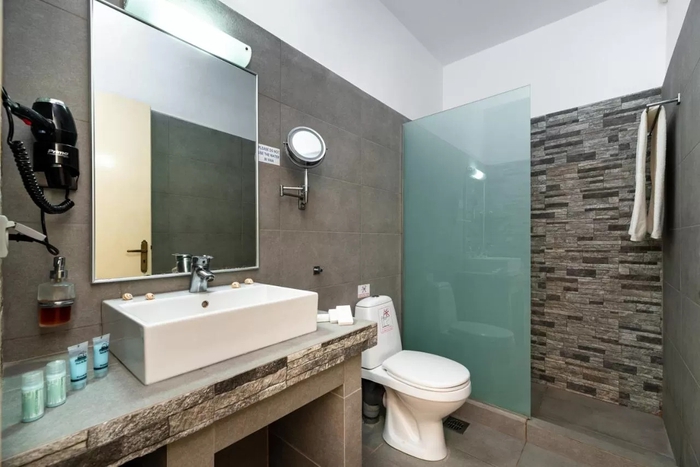 Bagno privato a Santorini