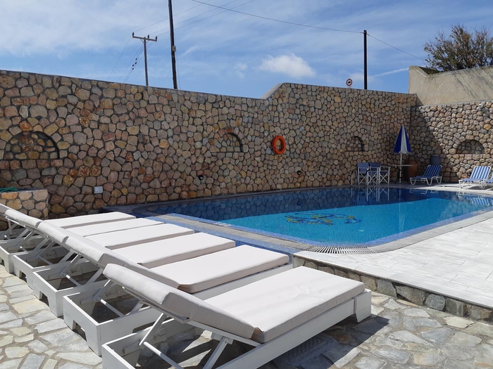 Piscina a Santorini