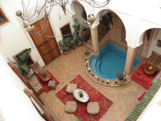 Riad con piscina